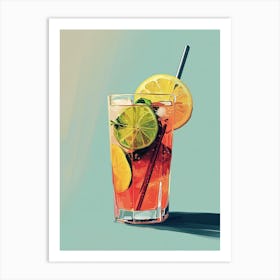 Fruit Cocktail Art Print