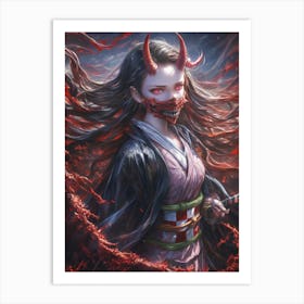 Nezuko Demon Art Print