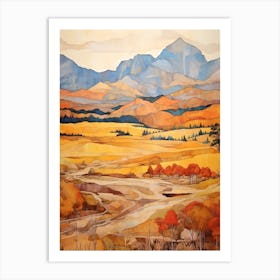 Autumn National Park Painting Rocky Mountain National Park Colorado Usa 5 Art Print
