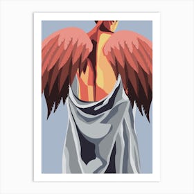 Angel With Wings Art Print