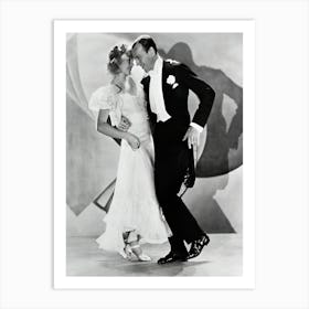 Fred Astaire And Ginger Rogers In Flying Down To Rio Art Print