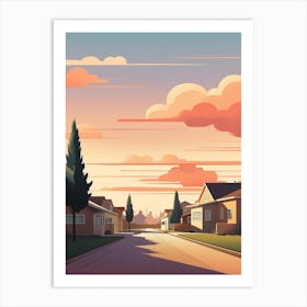 Suburban Abstract Minimalist 10 Art Print