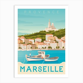 Marseille France Art Print