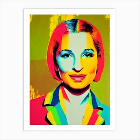 Barbra Streisand Colourful Pop Movies Art Movies Art Print