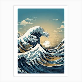 Great Wave Off Kanagawa 1 Art Print