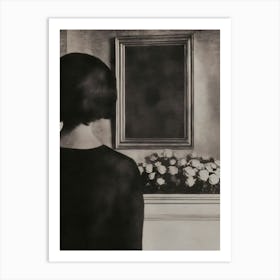 'The Woman In The Mirror' Art Print