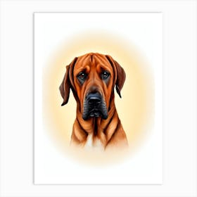 Bloodhound Illustration Dog Art Print