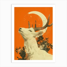 Deer Canvas Print Art Print