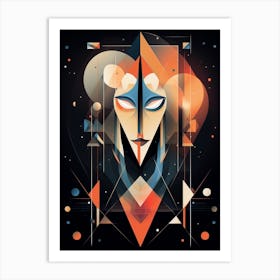 Cosmic Imagery Geometric Abstract 10 Art Print