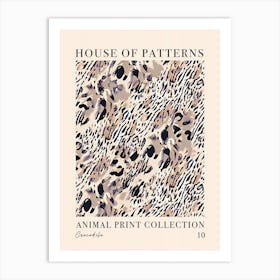 House Of Patterns Crocodile Animal Print Pattern 6 Art Print
