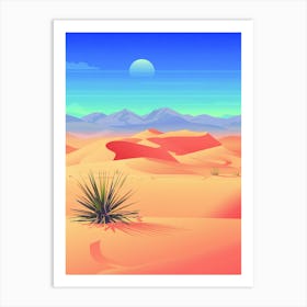 Desert Landscape Art Print