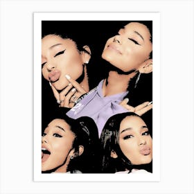 Ariana Grande 3 Art Print