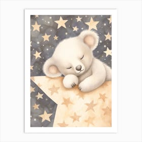 Sleeping Baby Koala 1 Art Print