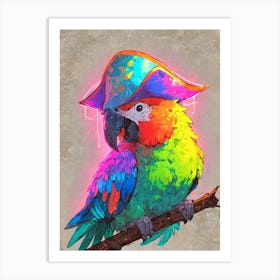 Pirate Parrot 4 Art Print