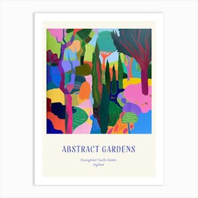 Colourful Gardens Sissinghurst Castle Garden England 2 Blue Poster Art Print