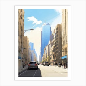 City Street Art Print