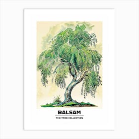 Balsam Tree Storybook Illustration 2 Poster Art Print