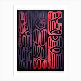 Risograph Abstract print Art Print