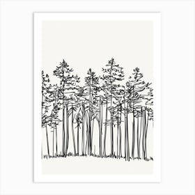 Forest Canvas Print Art Print