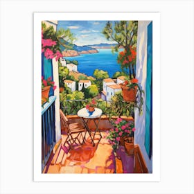 Capri Italy 1 Fauvist Painting Art Print