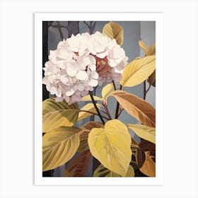 Hydrangea 1 Flower Painting Art Print