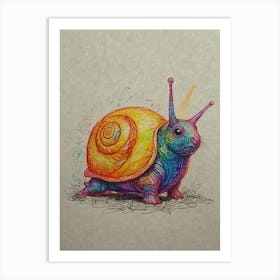 Snail 4 Art Print