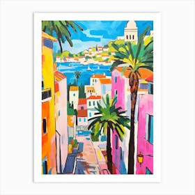 Split Croatia 7 Fauvist Painting Art Print