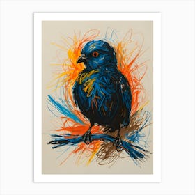 Blue Bird 5 Art Print