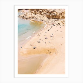 Warm Summer Beach Day Art Print