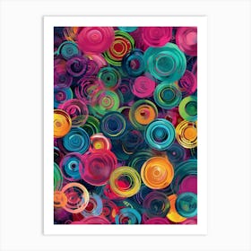 Abstract Swirls 5 Art Print