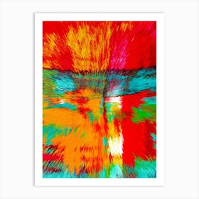 Acrylic Extruded Painting 406 Art Print