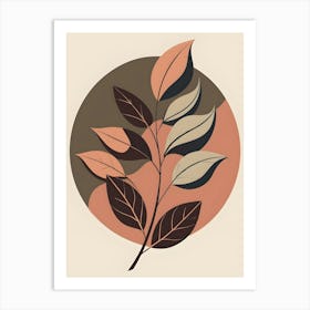 Abstract Leaves 15 Art Print