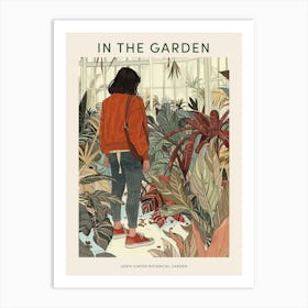 In The Garden Poster Lewis Ginter Botanical Garden Usa 3 Art Print