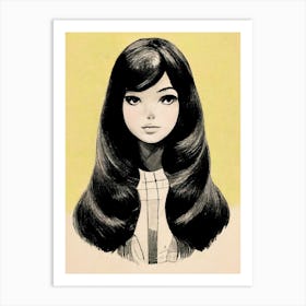 Miss Sixties Art Print