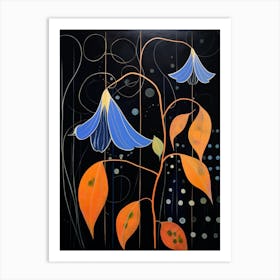 Bluebell 1 Hilma Af Klint Inspired Flower Illustration Art Print