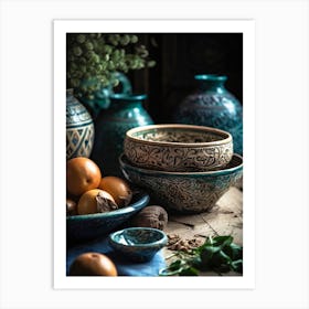 Moroccan Still Life No 5 Art Print