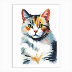 Calico Cat Art Print