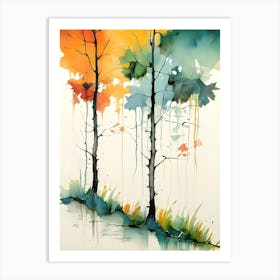 Autumn Trees 6 Art Print