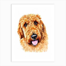 Bouvier Des Flandres Illustration Dog Art Print