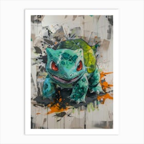 Pokemon Bu;basaur Art Print