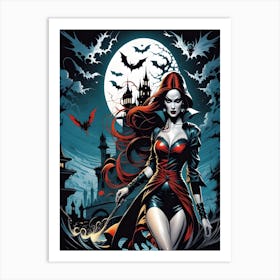 She, Dracula Art Print