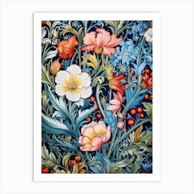 William Morris Floral Art Print