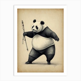 Panda Bear 1 Art Print