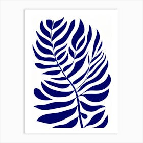 Rubber Plant Stencil Style Art Print