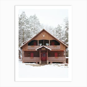 Upstate New York Snow XI on Film Art Print