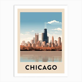 Chicago Travel Poster 25 Art Print