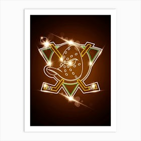 Anaheim Ducks 1 Art Print