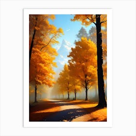 Autumn Trees 6 Art Print