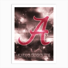 Alabama Crimson Tide Art Print