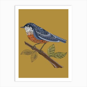 Maxine The Red Breasted Nuthatch Art Print